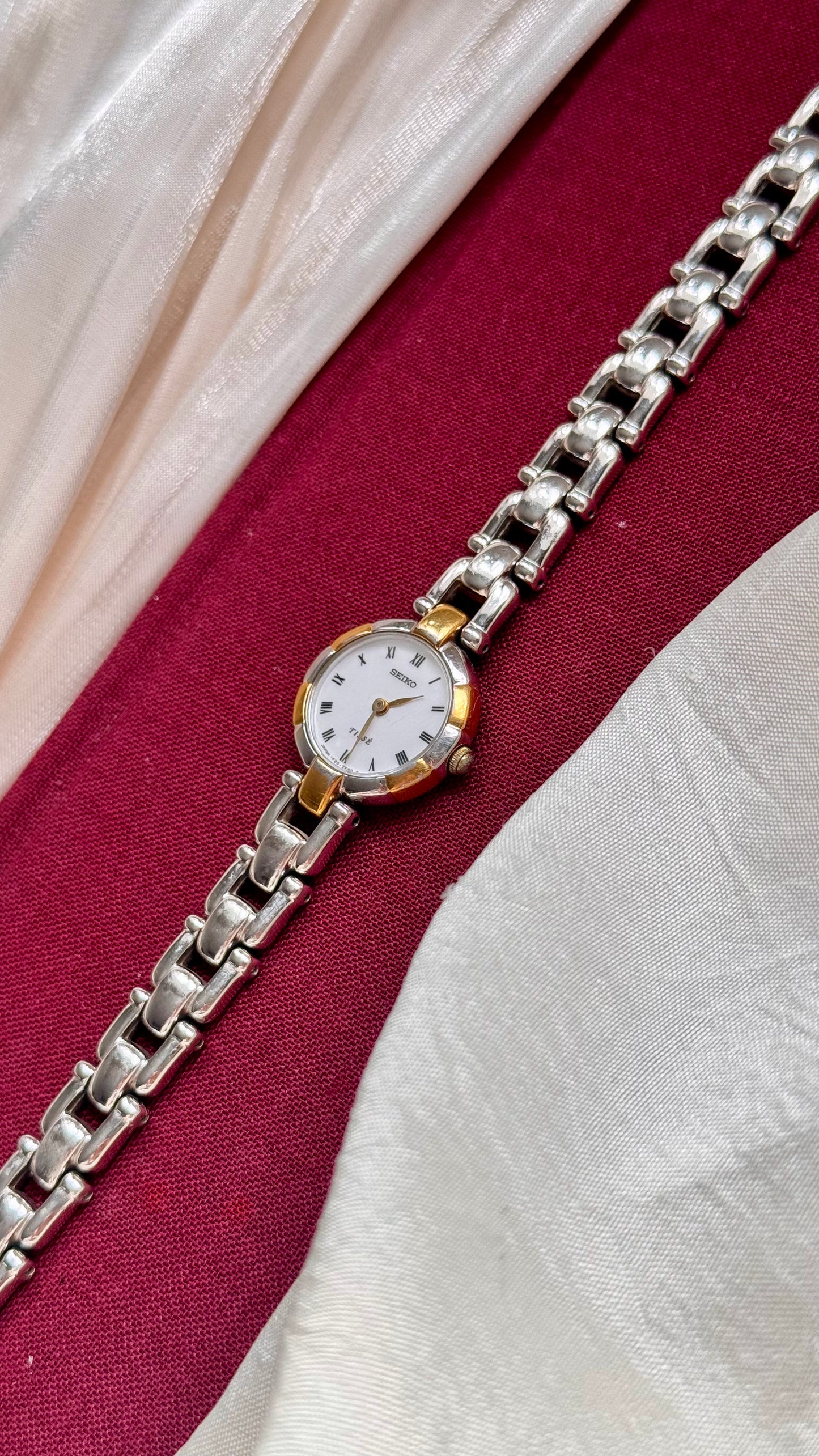 1990s Vintage Seiko Tissé Watch
