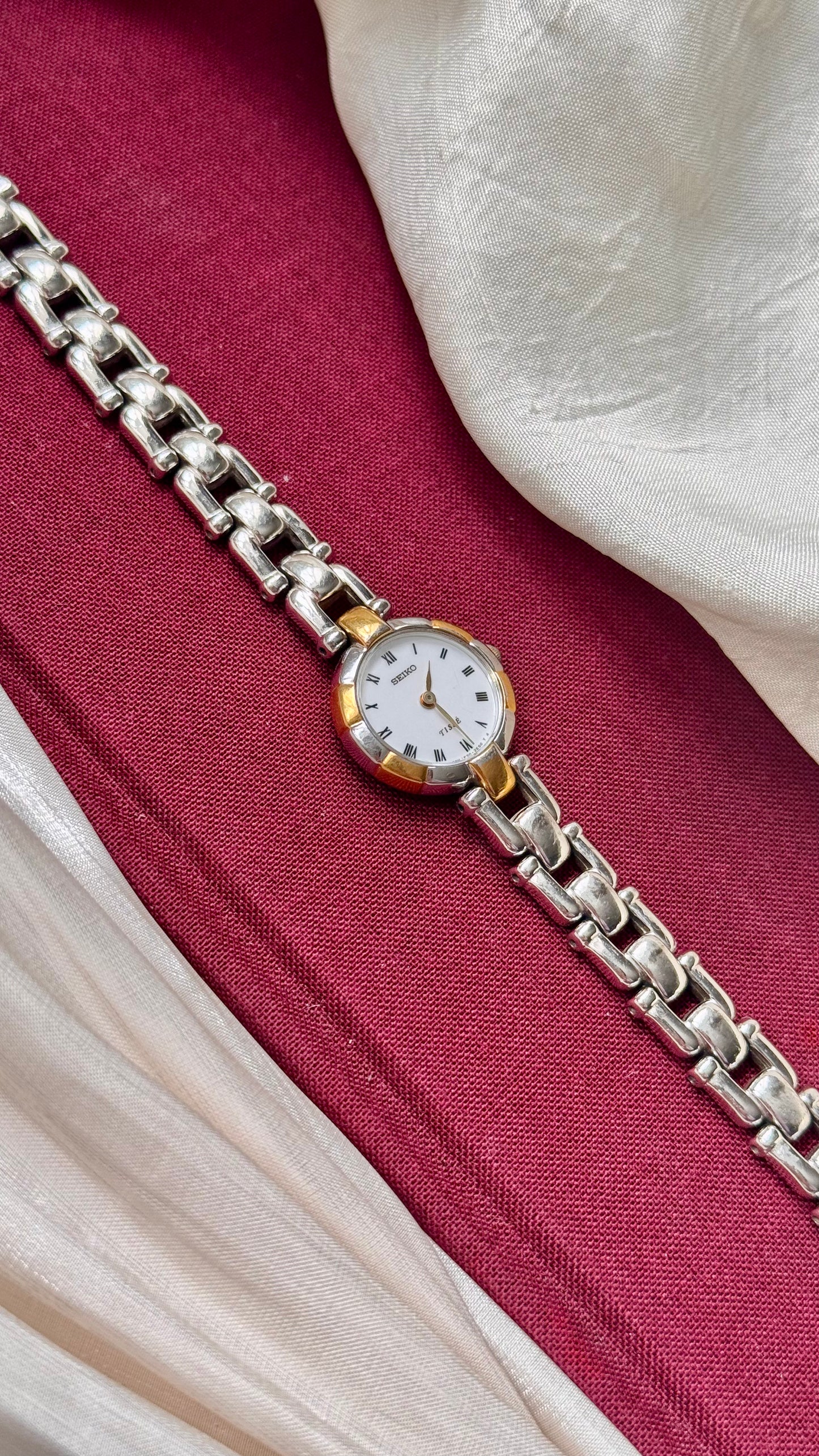 1990s Vintage Seiko Tissé Watch