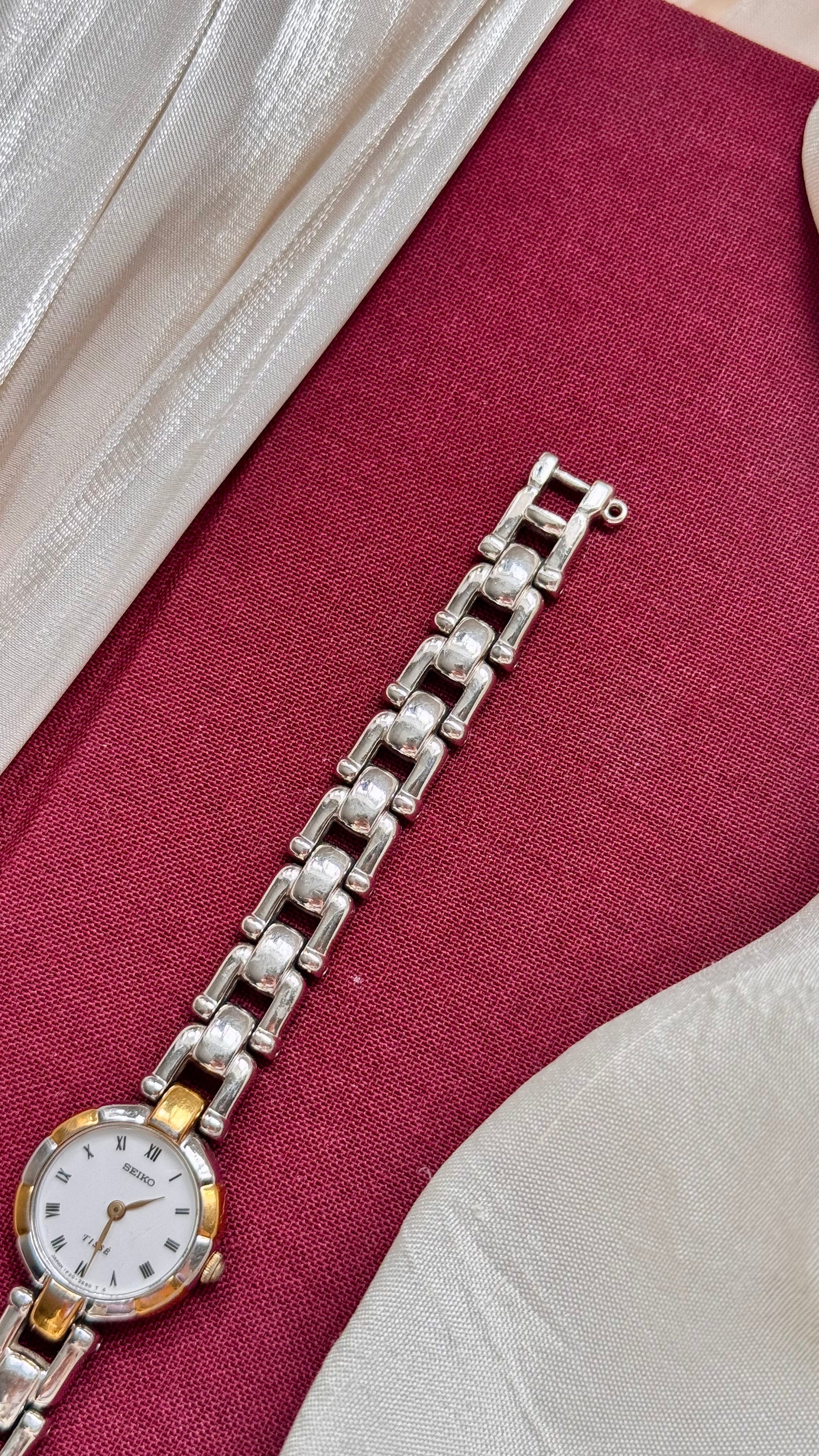 1990s Vintage Seiko Tissé Watch