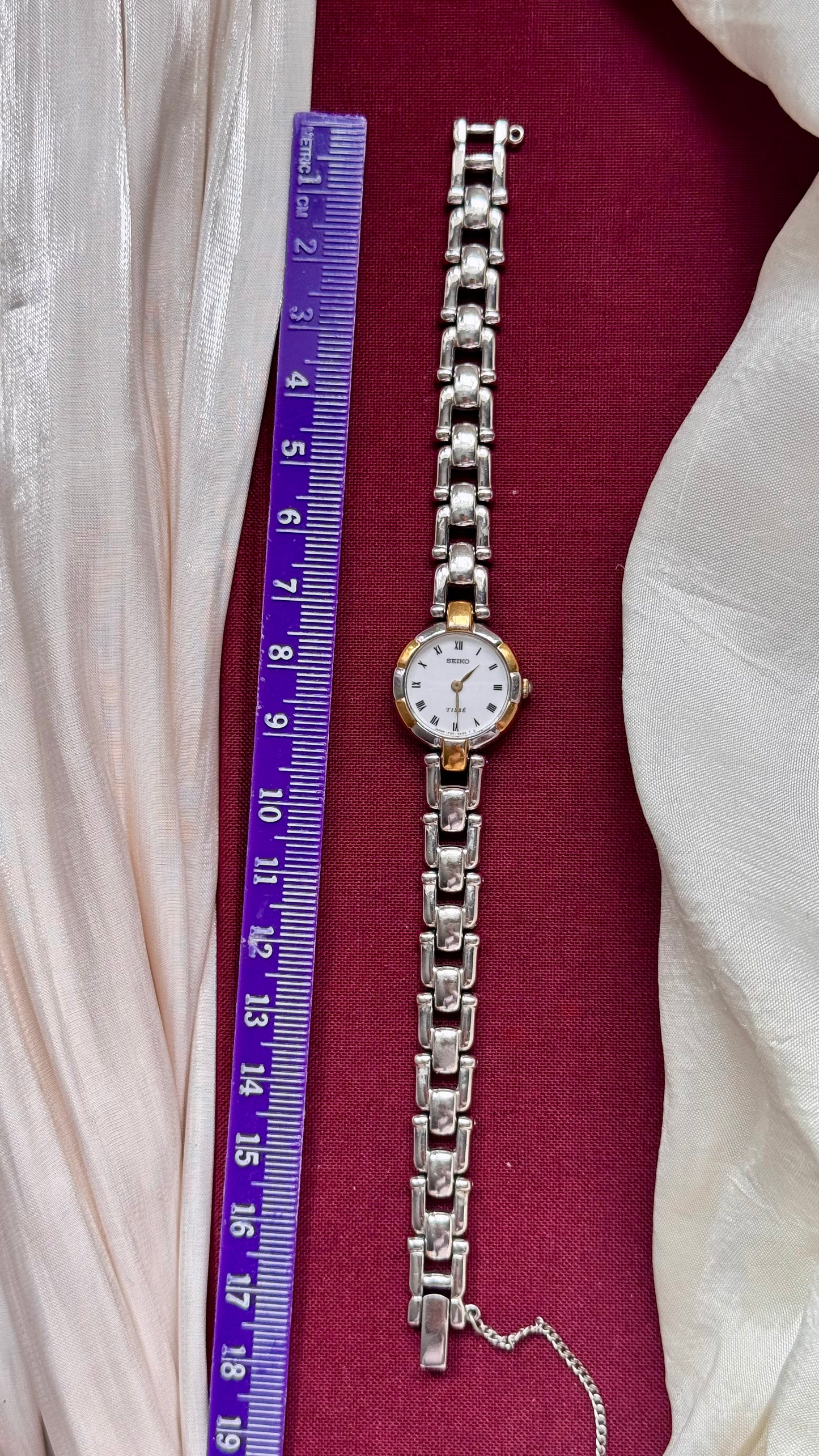 1990s Vintage Seiko Tissé Watch
