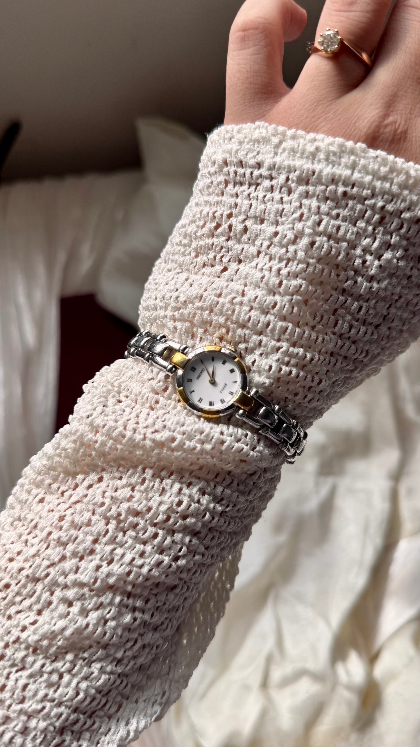 1990s Vintage Seiko Tissé Watch
