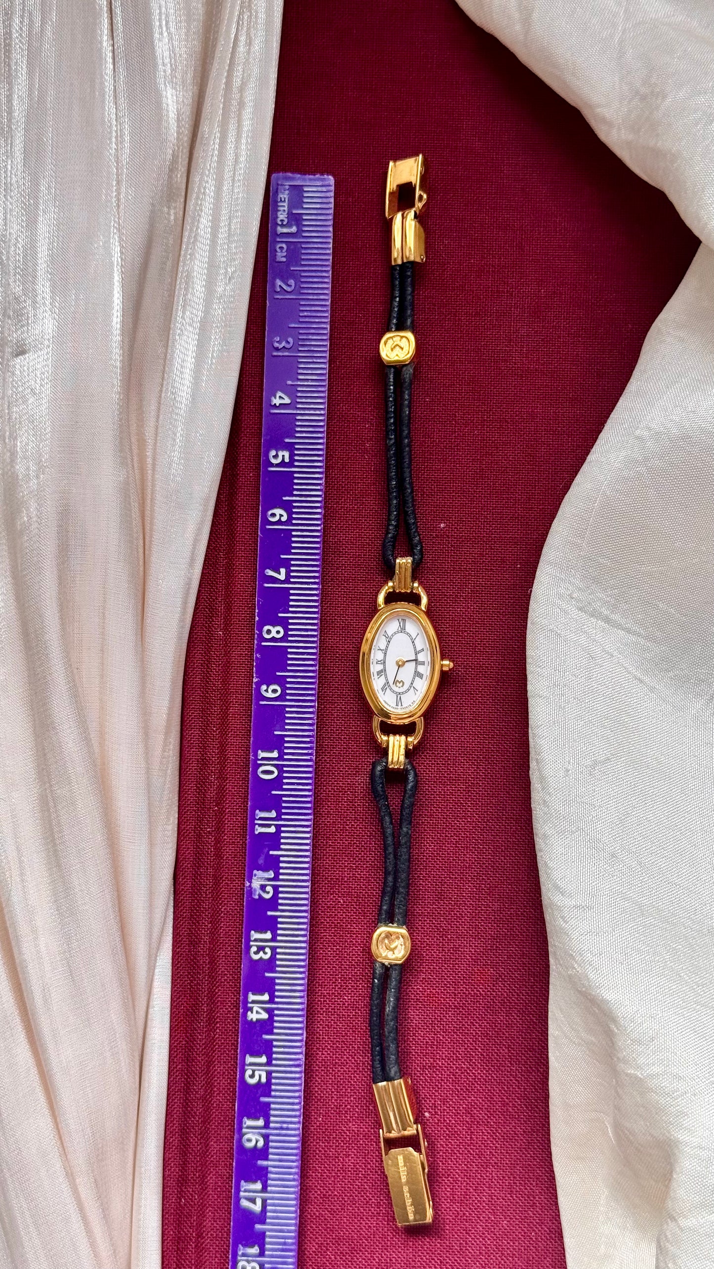 Super Rare Vintage Mila Schön  1990s - 18k Gold Plated