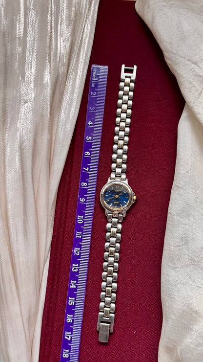 1992 Vintage Seiko Lucent Watch - Blue Lapis Dial