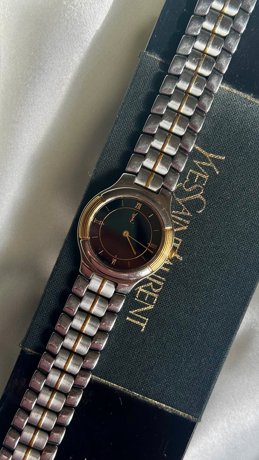 Yves Saint Laurent vintage watch (YSL) 1990s - with original box