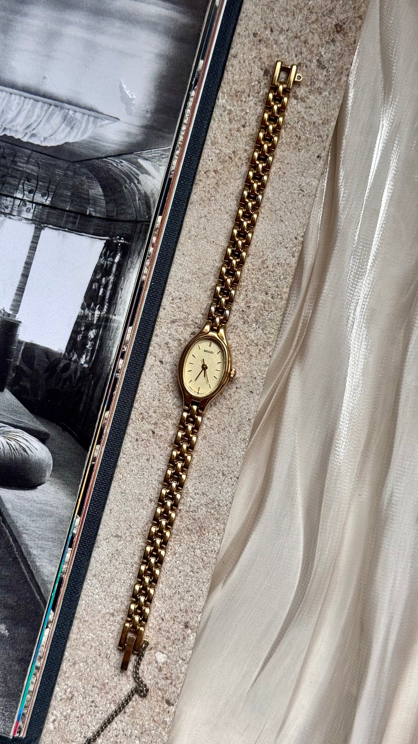 Seiko 1997 vintage watch - gold plated