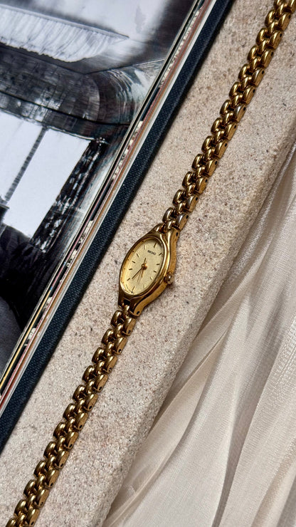 Seiko 1997 vintage watch - gold plated