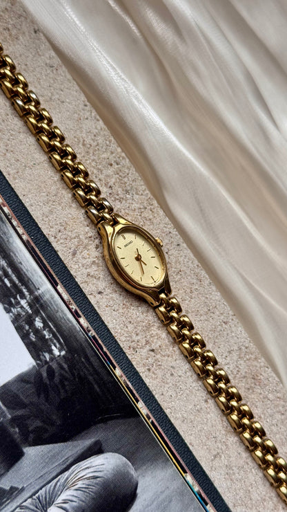 Seiko 1997 vintage watch - gold plated