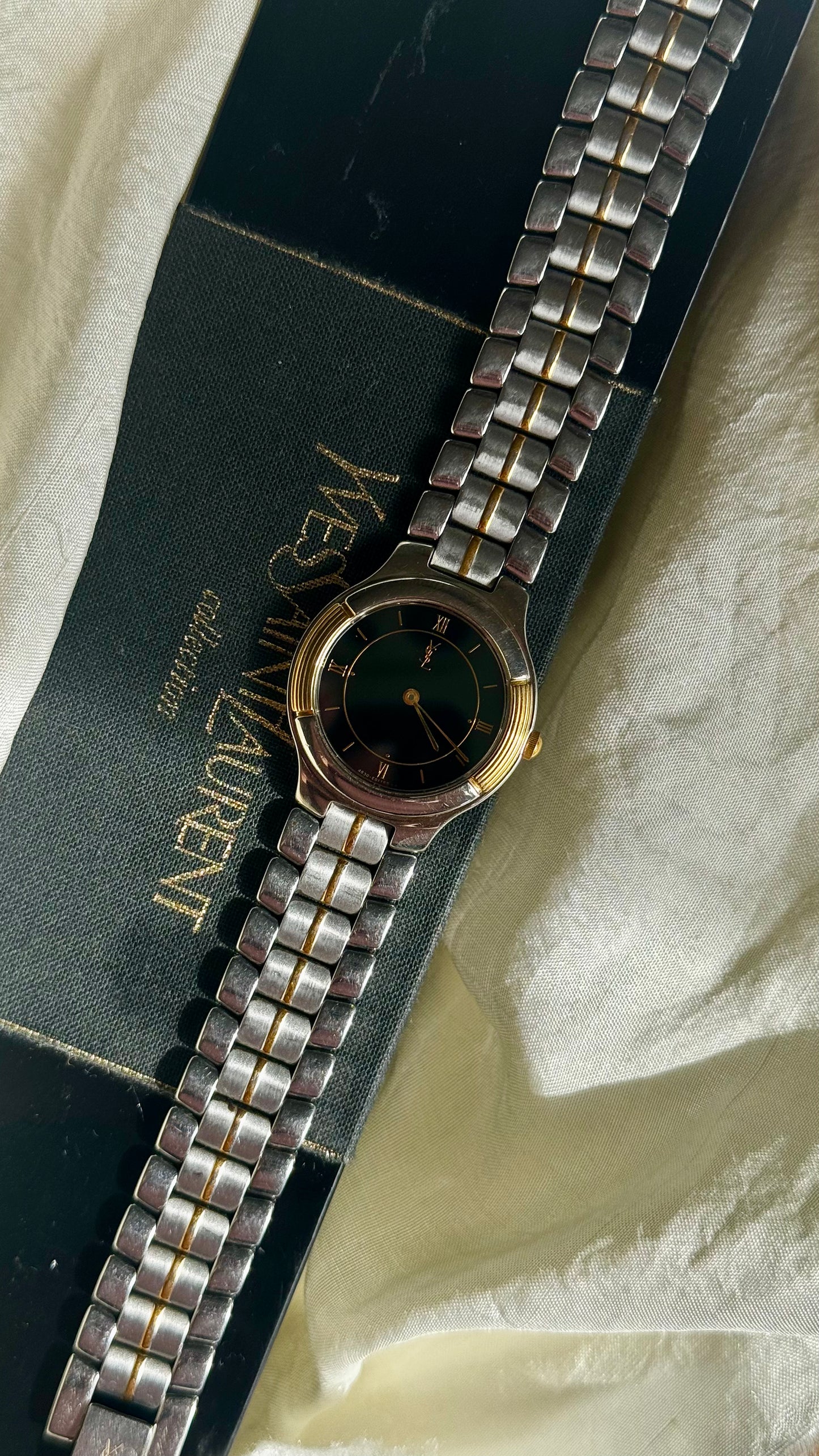 Yves Saint Laurent vintage watch (YSL) 1990s - with original box