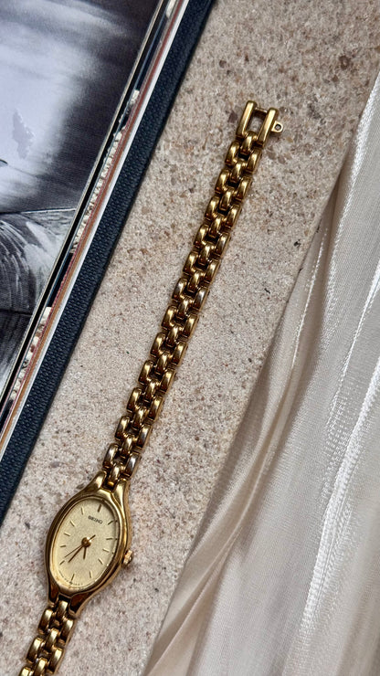 Seiko 1997 vintage watch - gold plated