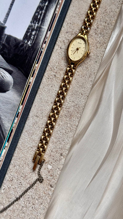Seiko 1997 vintage watch - gold plated
