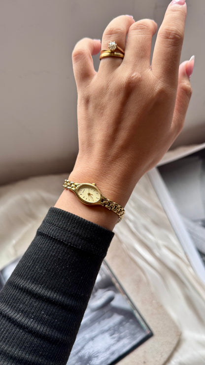 Seiko 1997 vintage watch - gold plated