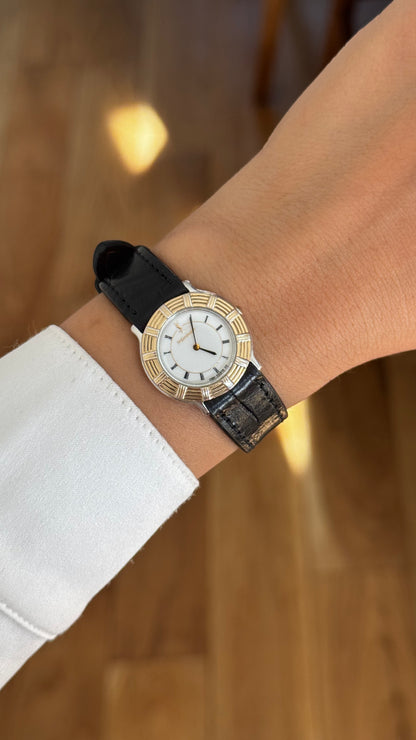 Yves Saint Laurent vintage watch (YSL) 1980s - Bespoke genuine leather