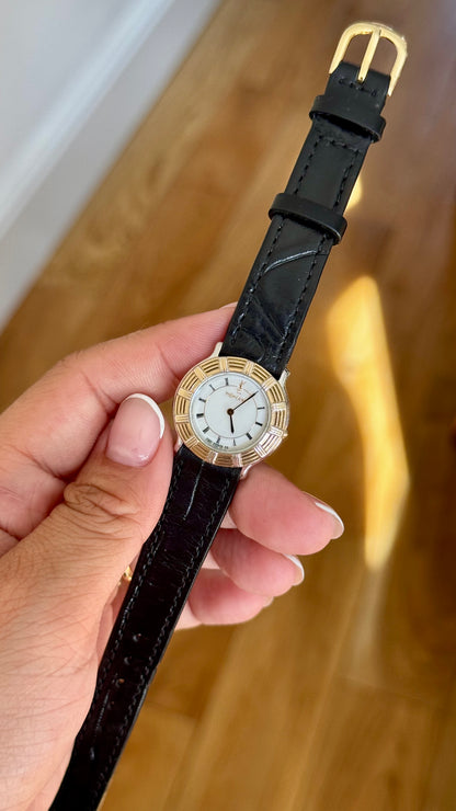 Yves Saint Laurent vintage watch (YSL) 1980s - Bespoke genuine leather
