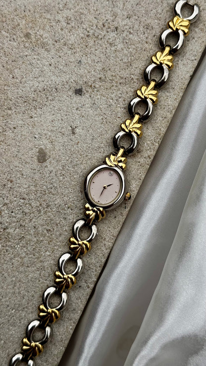 Art Deco Vintage Noevir Watch 1990s - Gold Plated