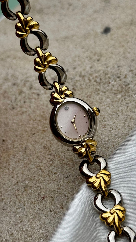Art Deco Vintage Noevir Watch 1990s - Gold Plated