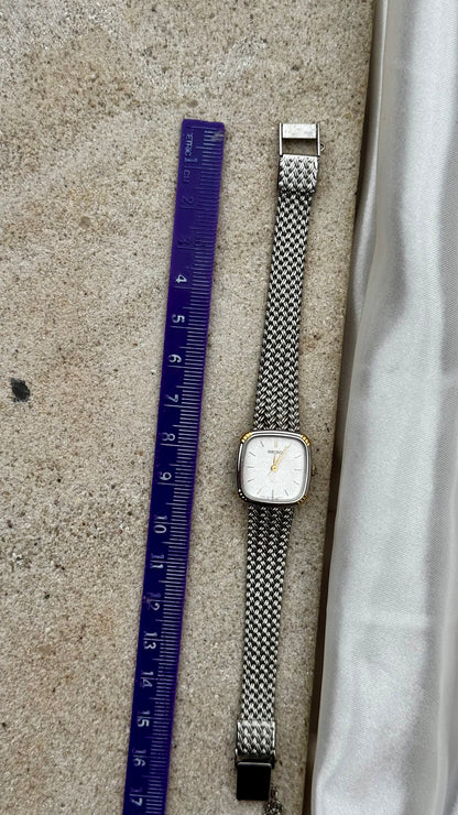 Vintage Seiko Watch 1988 - gold and white gold plated