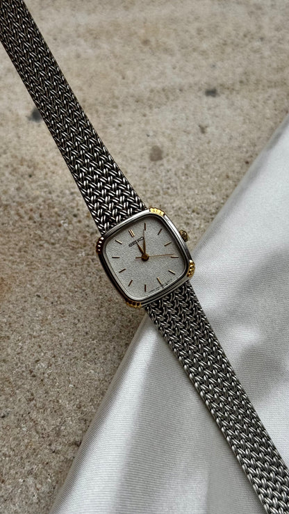 Vintage Seiko Watch 1988 - gold and white gold plated