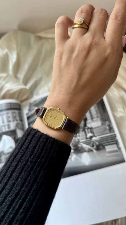 Seiko vintage watch 1989 - Gold plated case