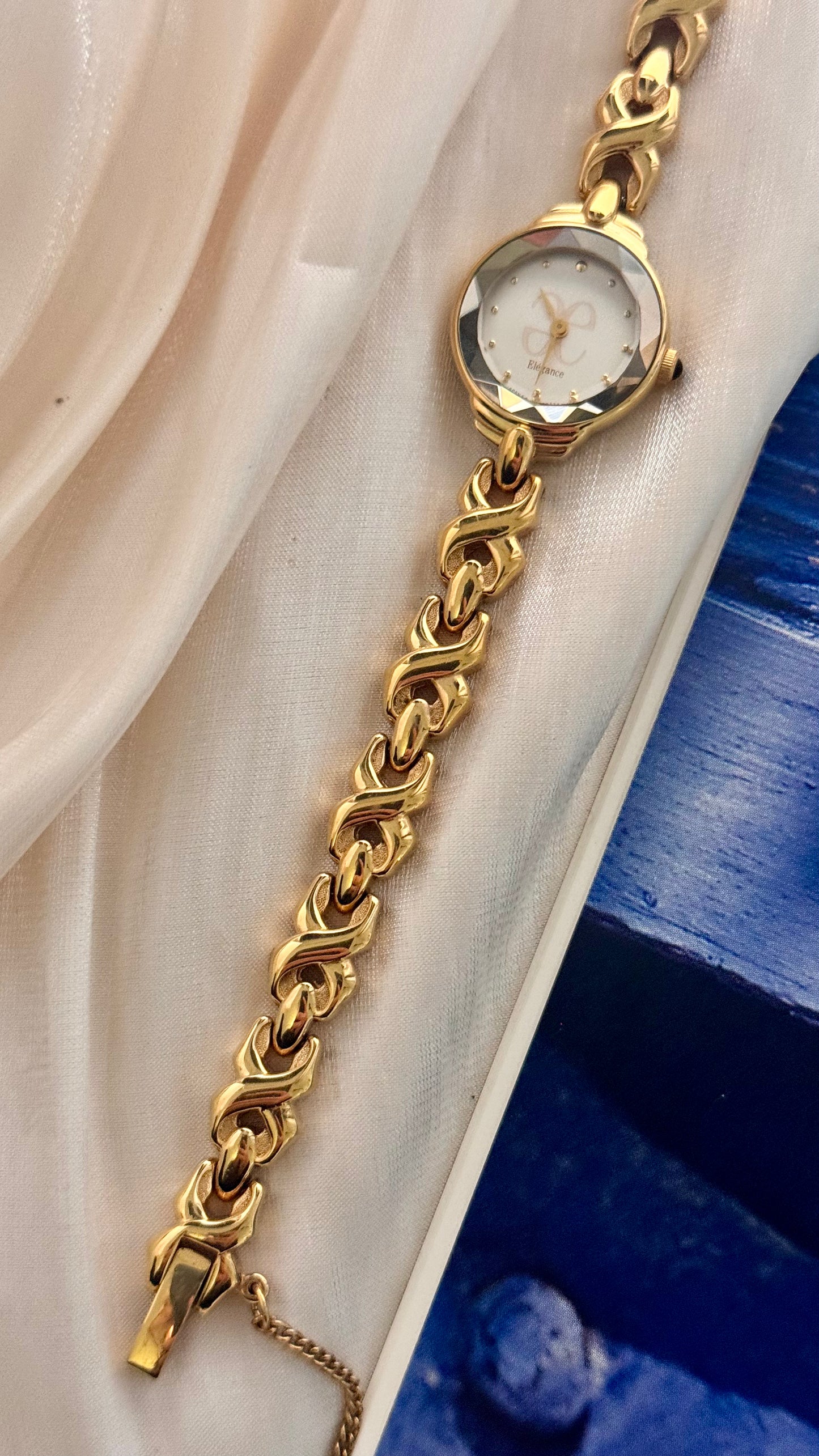 Citizen Elegance Vintage Watch - Gold Plated With Faceted Dial