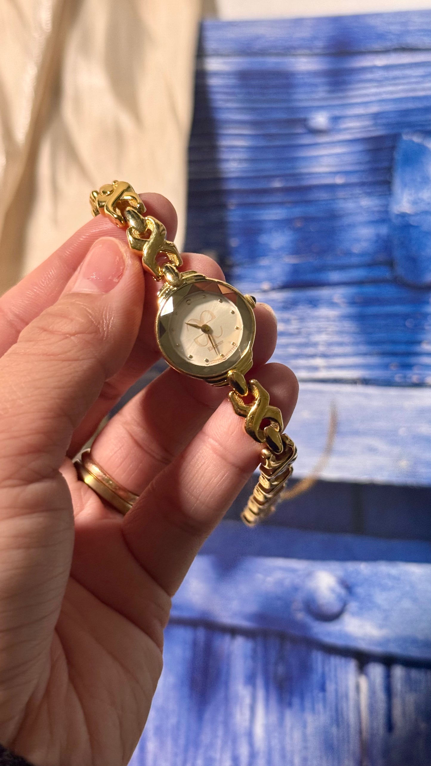 Citizen Elegance Vintage Watch - Gold Plated With Faceted Dial