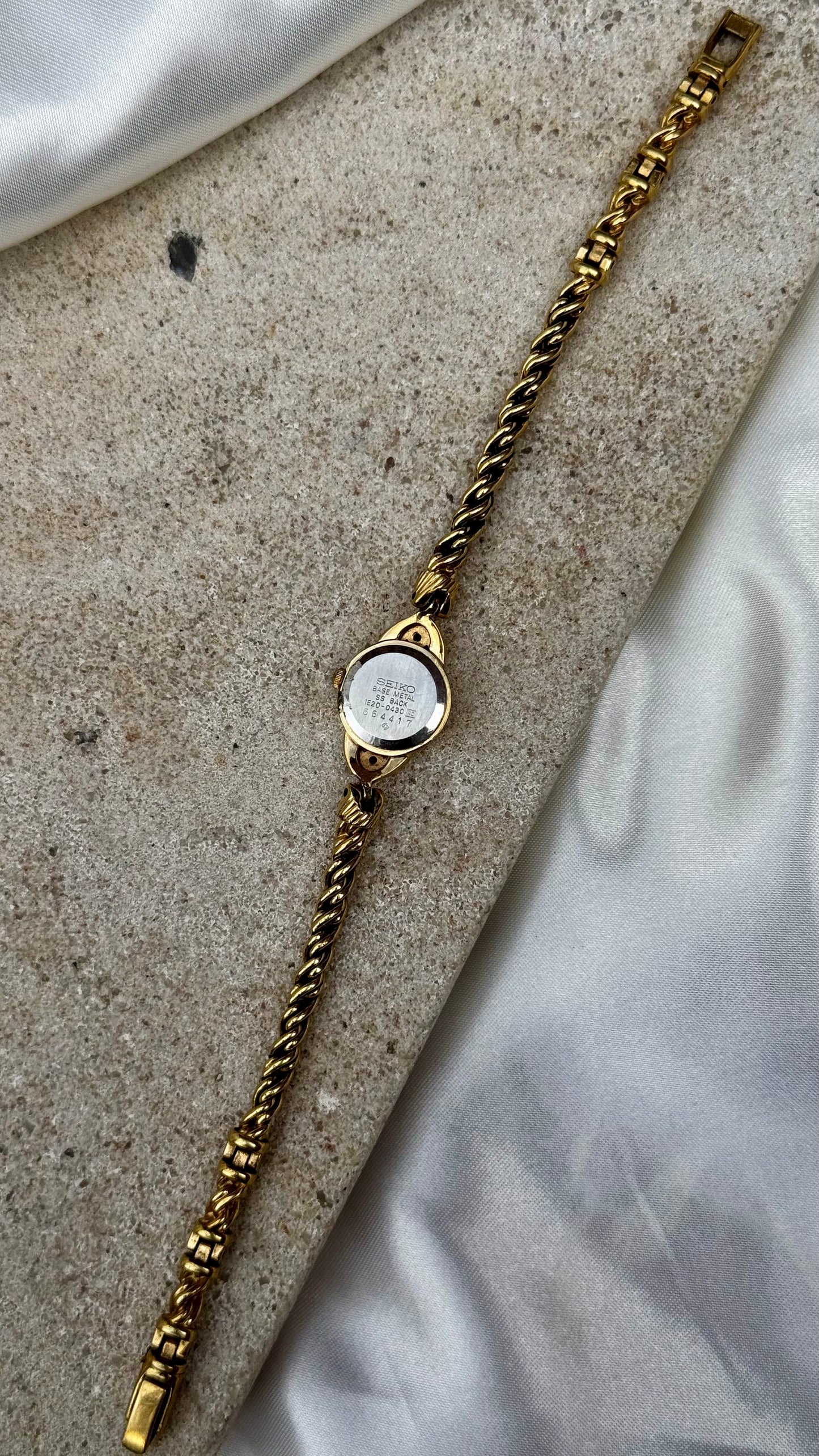 Vintage Seiko Rubies Watch - 18k Gold Plated
