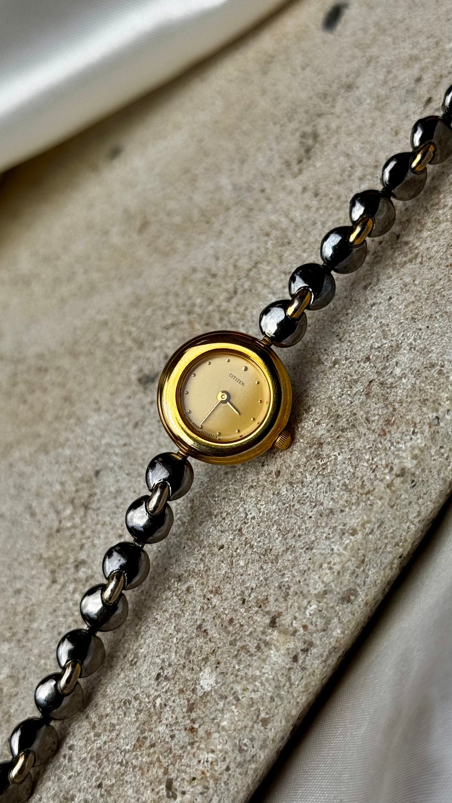 Dainty Vintage Citizen Fill Watch 1996, gold-plated