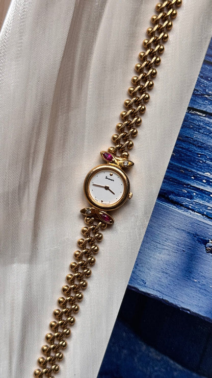 Dana ORIENT Vintage Watch 1990s - Diamonds and Rubies