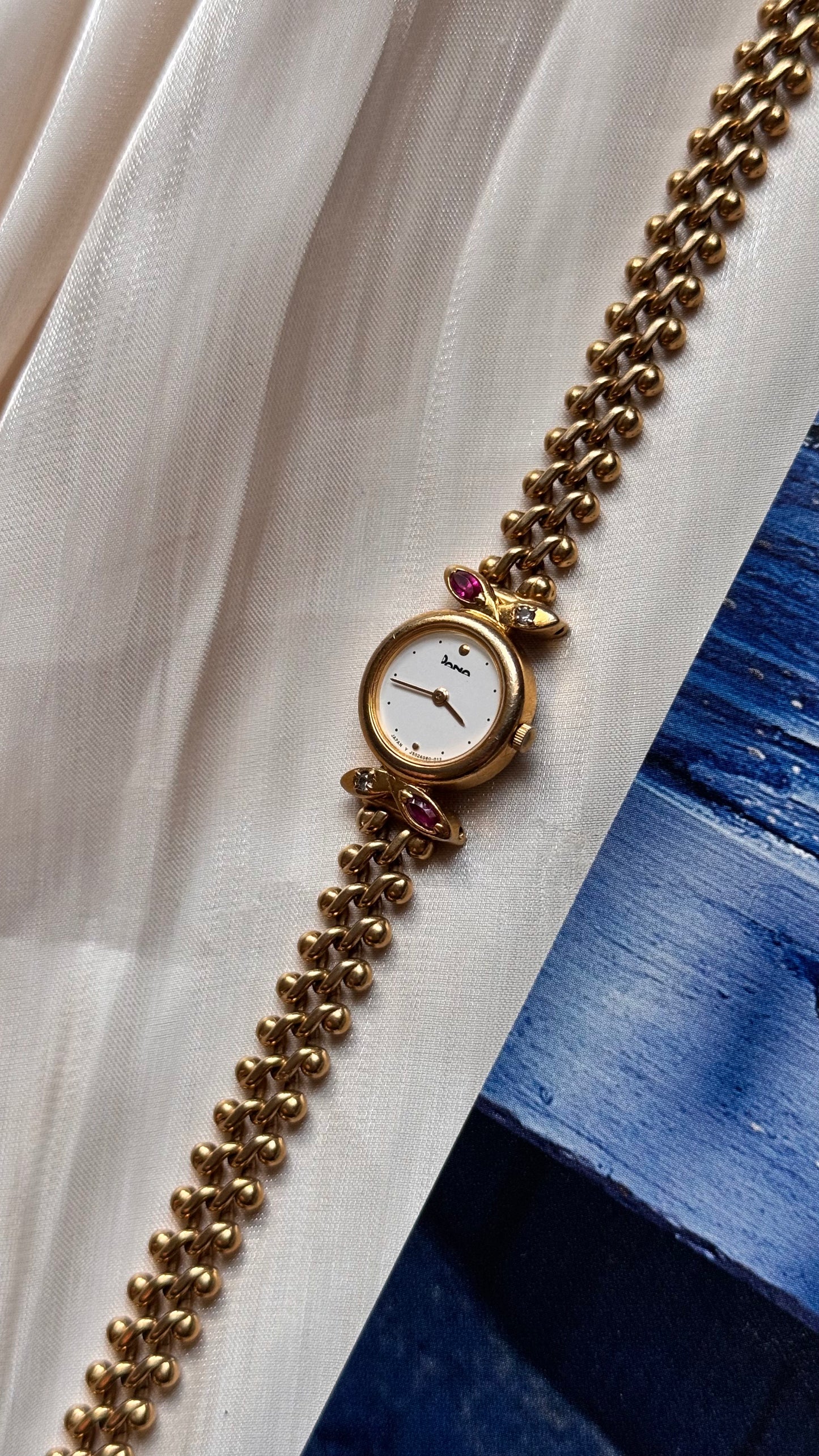 Dana ORIENT Vintage Watch 1990s - Diamonds and Rubies