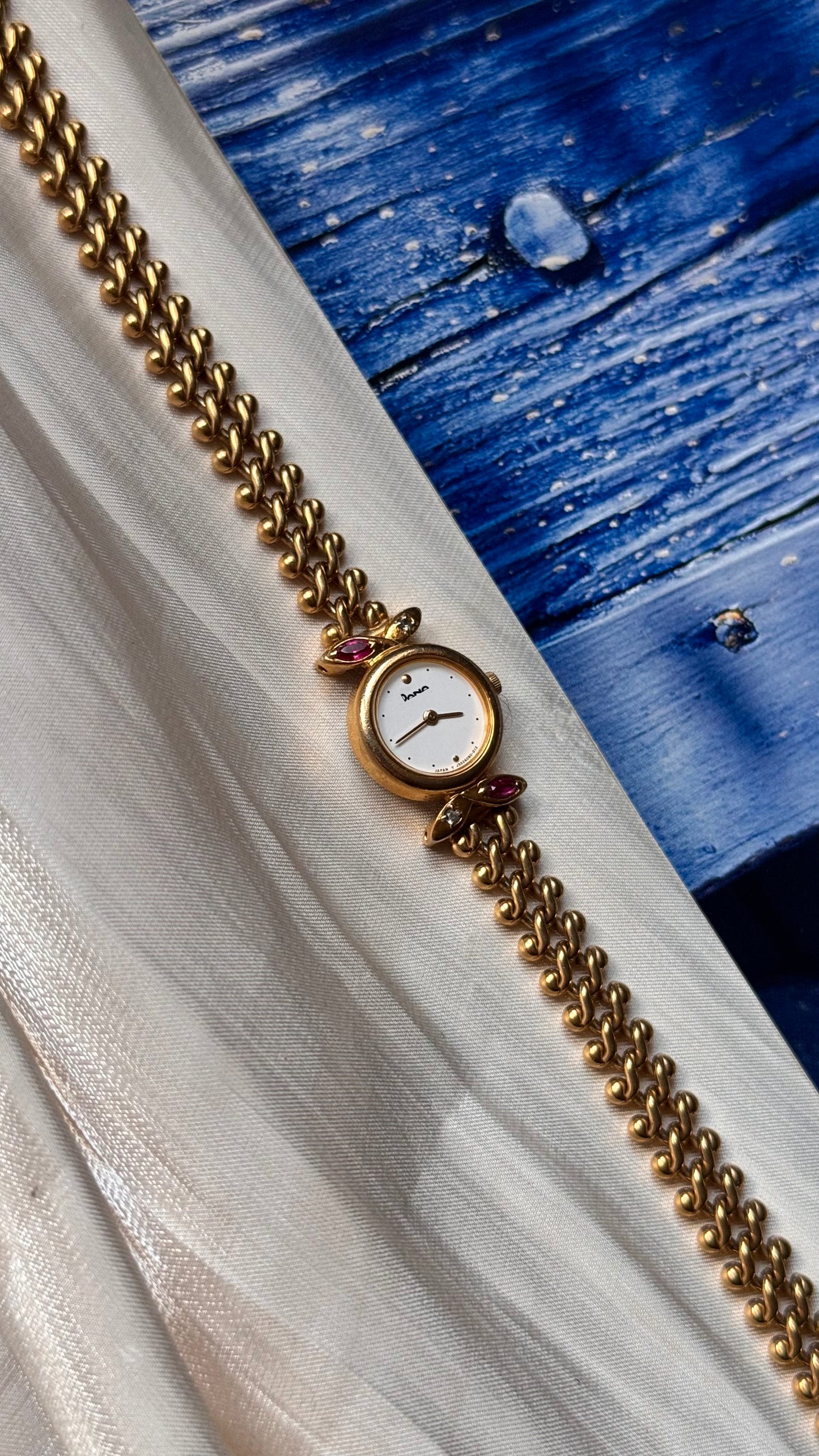 Dana ORIENT Vintage Watch 1990s - Diamonds and Rubies