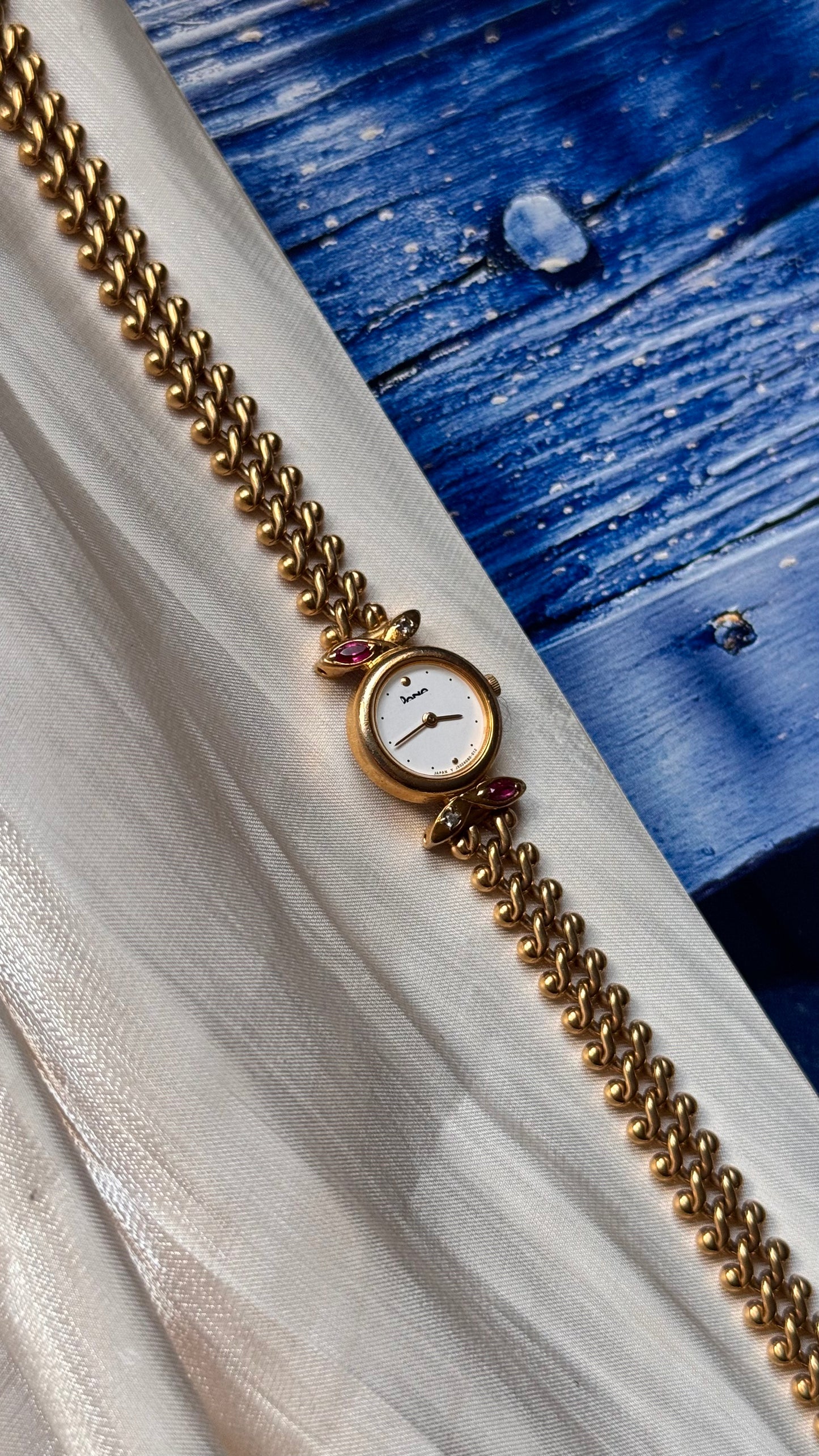 Dana ORIENT Vintage Watch 1990s - Diamonds and Rubies