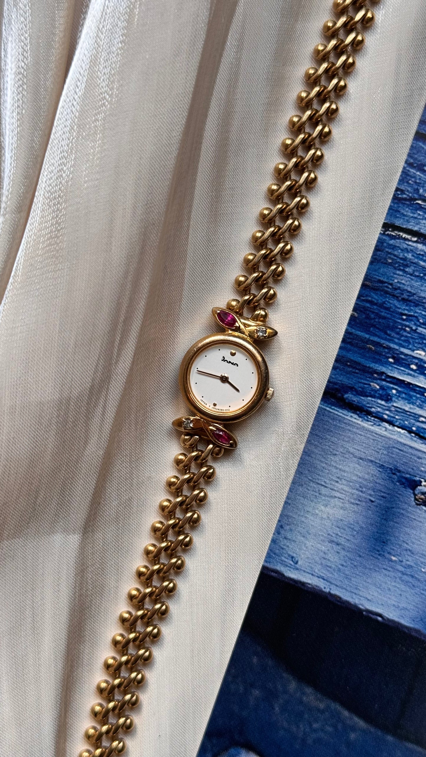 Dana ORIENT Vintage Watch 1990s - Diamonds and Rubies