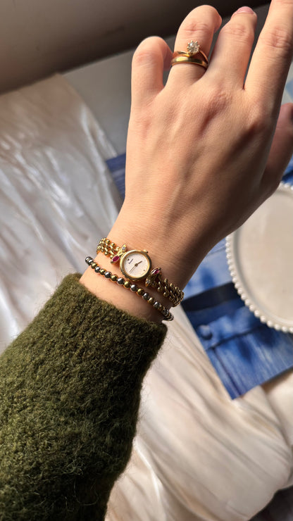 Dana ORIENT Vintage Watch 1990s - Diamonds and Rubies