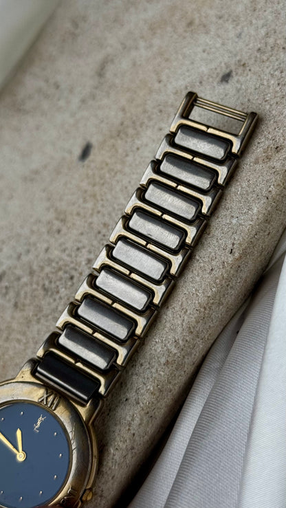 Yves Saint Laurent vintage watch (YSL) 1993 - Blue dial