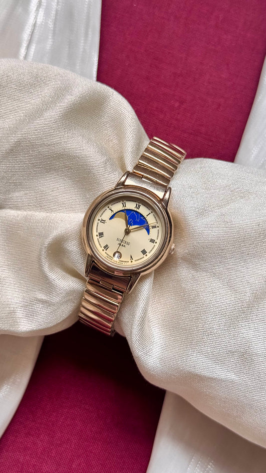 Super Rare Vintage Seiko Alba - Moon Calendar