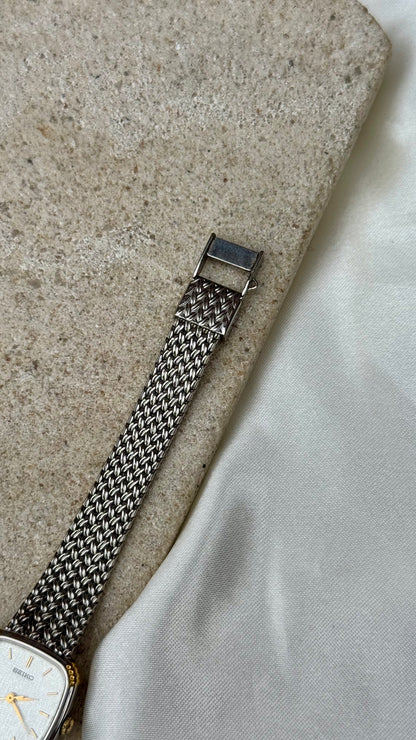 Vintage Seiko Watch 1988 - gold and white gold plated