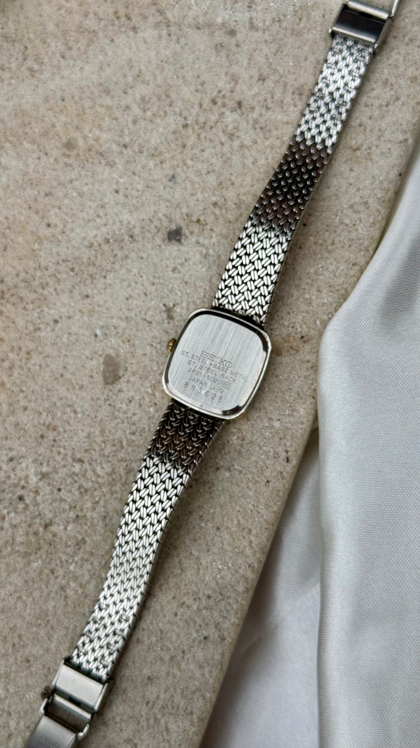 Vintage Seiko Watch 1988 - gold and white gold plated