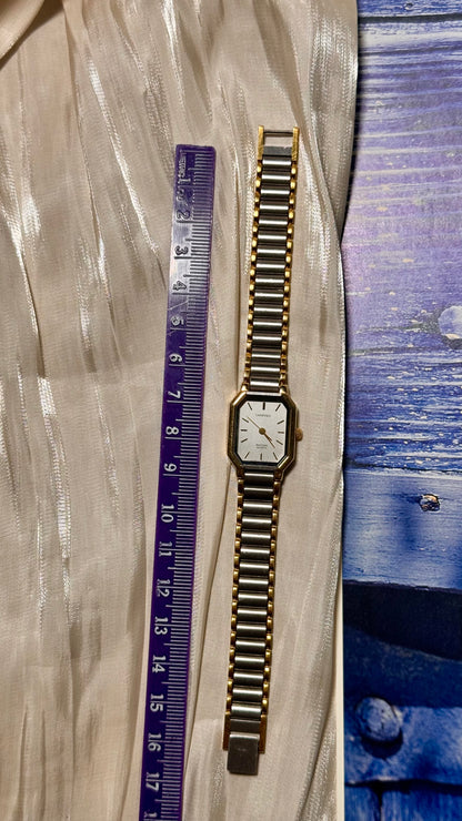1980s Vintage Ricoh Charvale Watch - Gold and Palladium Plated - Near Mint Condition