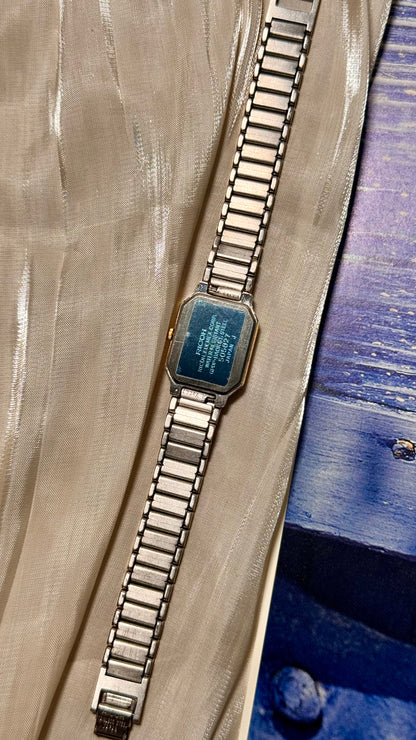 1980s Vintage Ricoh Charvale Watch - Gold and Palladium Plated - Near Mint Condition