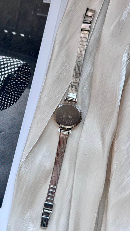 Seiko vintage watch 1990 - white gold plated