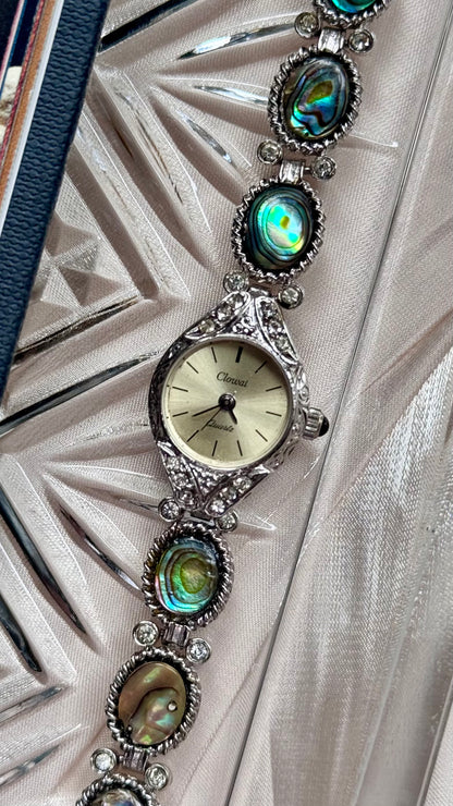 Clovat by Seiko vintage watch - Abalone shell