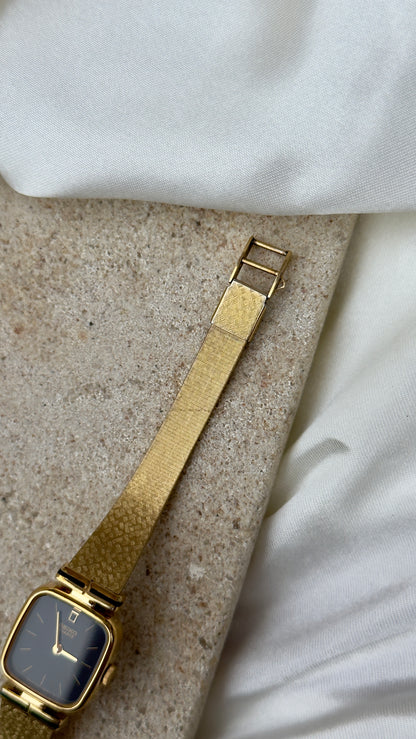 Vintage Seiko Integrated Bracelet Watch 1991 - gold plated