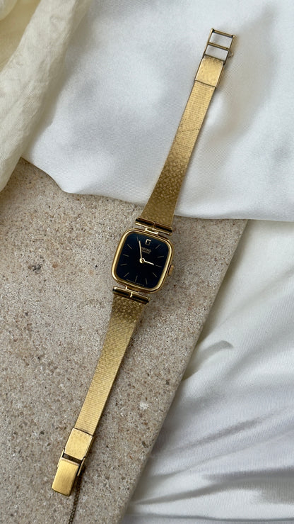 Vintage Seiko Integrated Bracelet Watch 1991 - gold plated