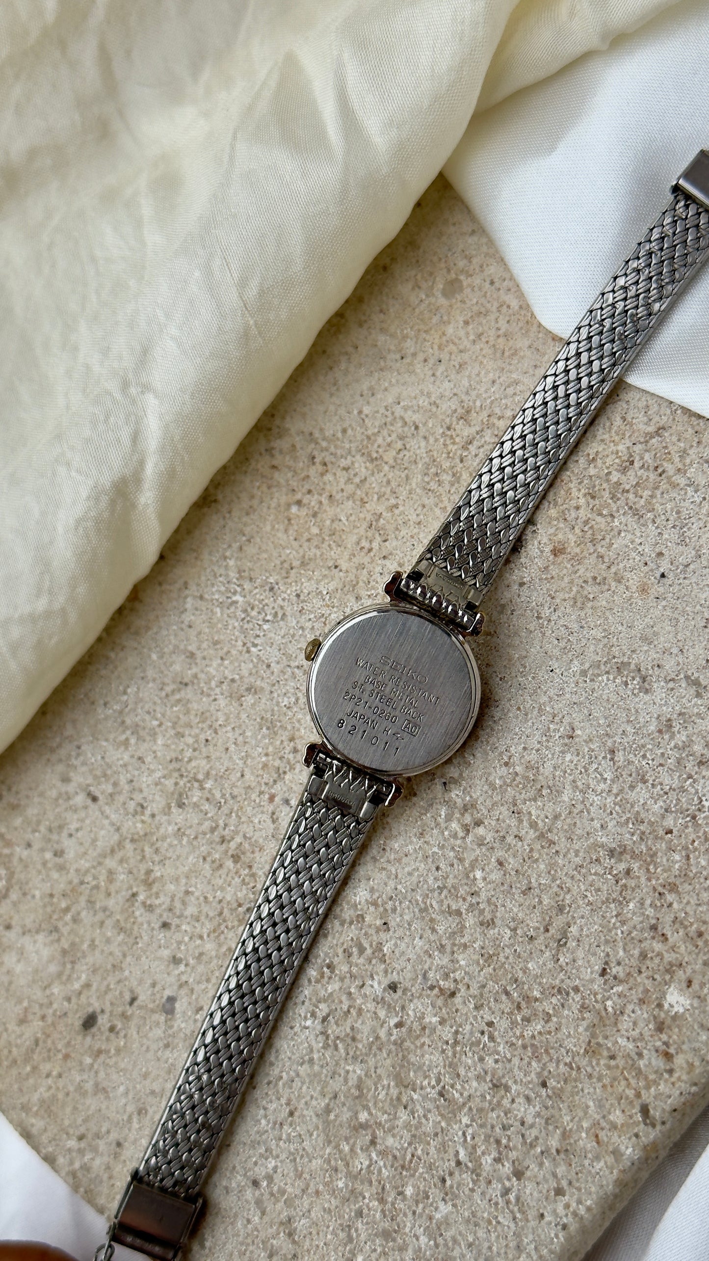 1998 Seiko Woven Bracelet Vintage Watch