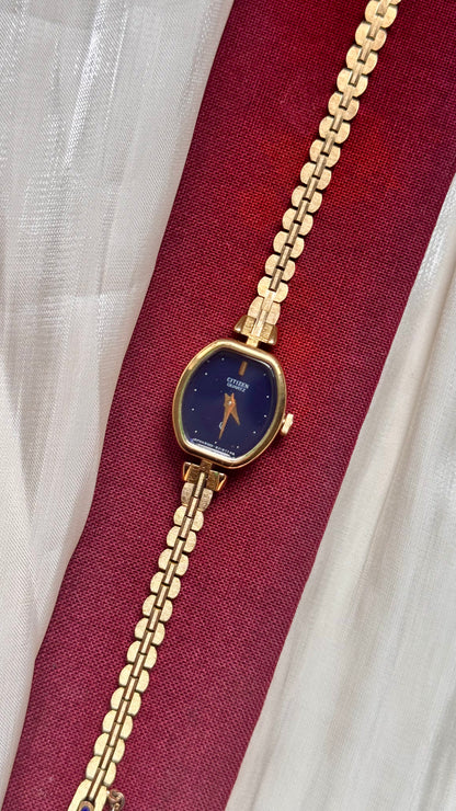 Citizen CQ Vintage Watch - Gold Plated - For petite wrists