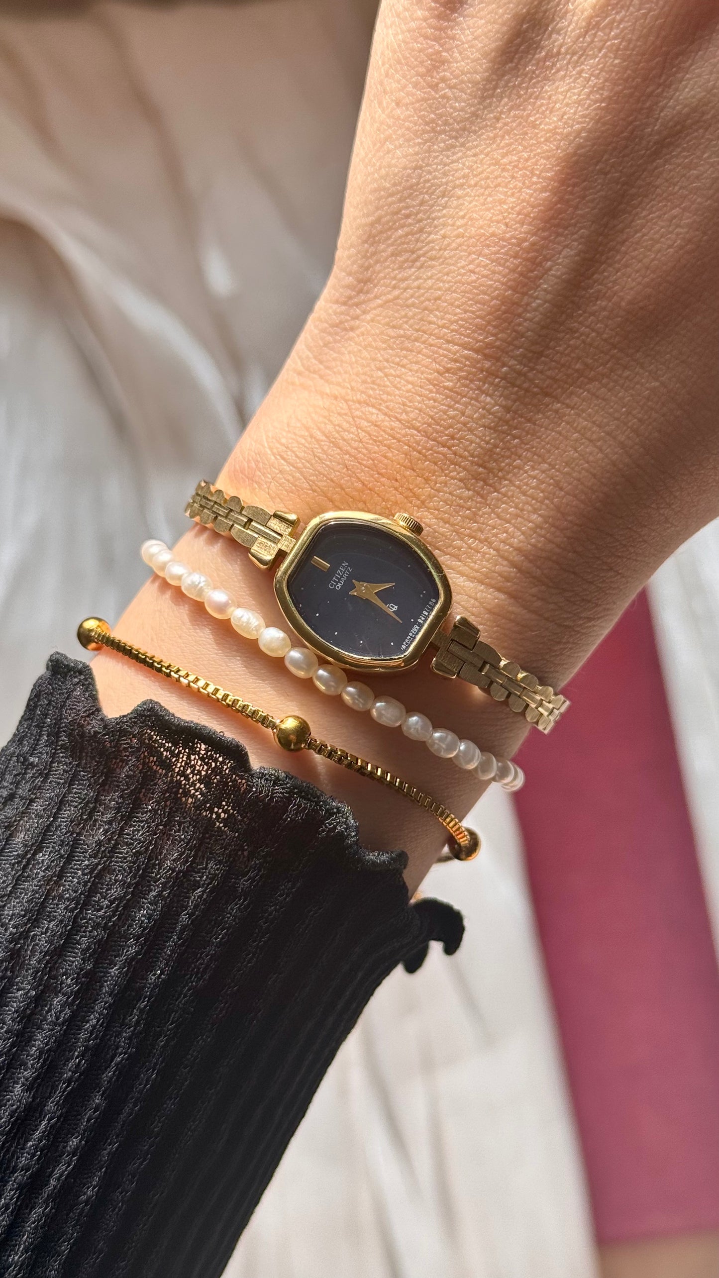 Citizen CQ Vintage Watch - Gold Plated - For petite wrists