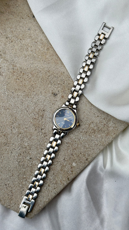 Classic 1992 Seiko Lucent Vintage Watch - Blue Dial