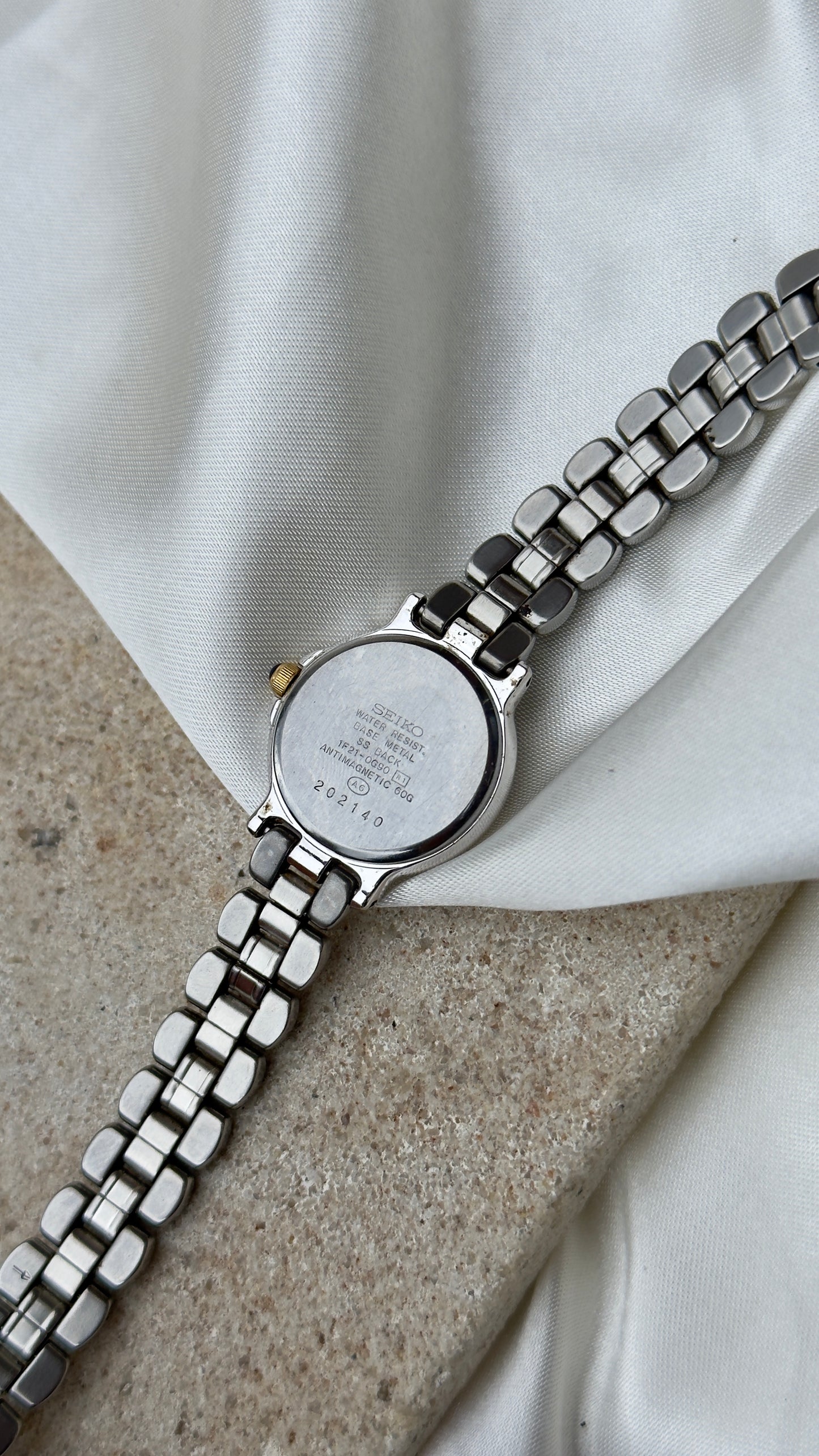 Classic 1992 Seiko Lucent Vintage Watch - Blue Dial