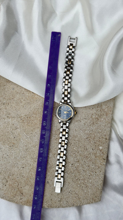 Classic 1992 Seiko Lucent Vintage Watch - Blue Dial