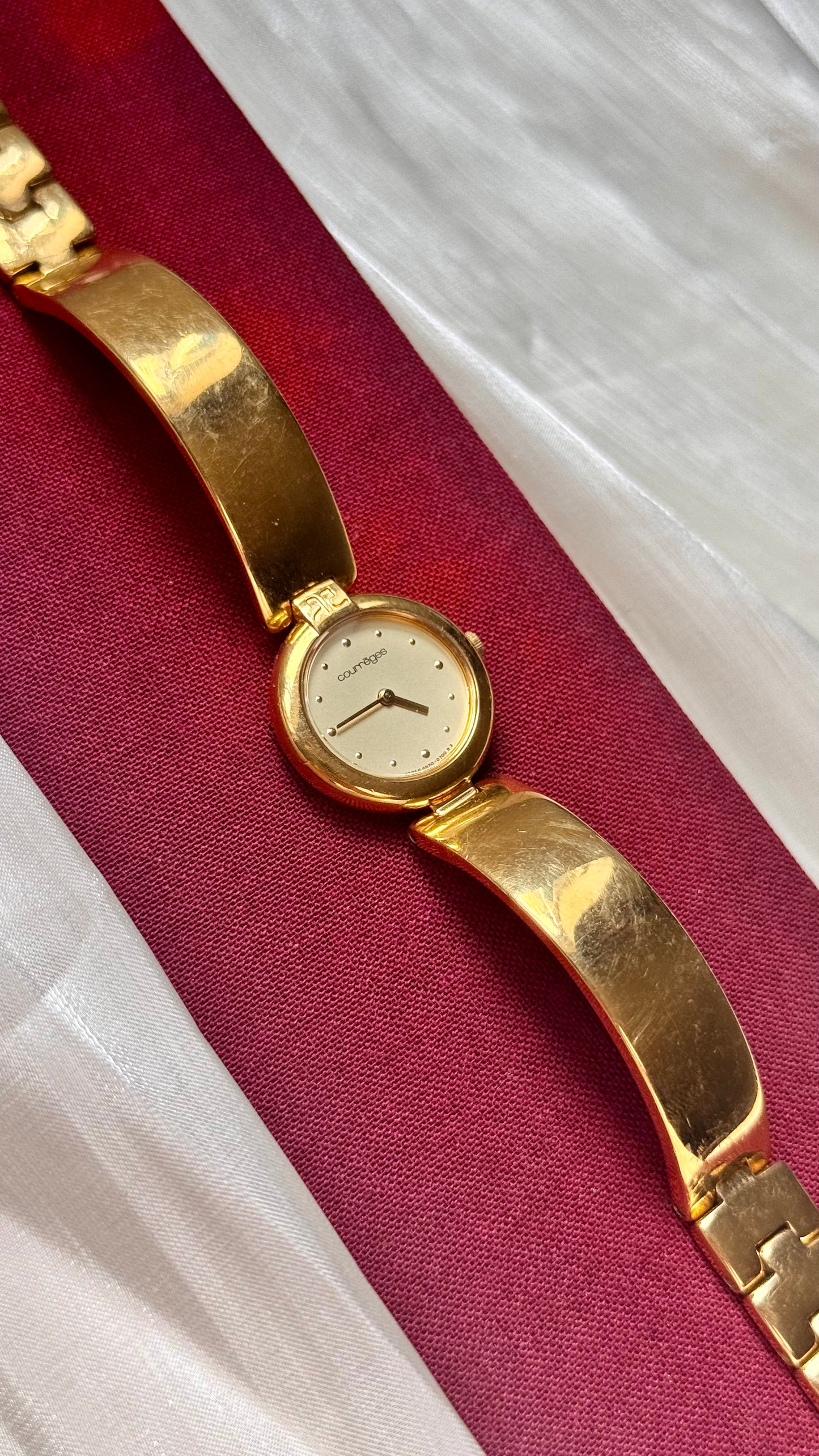 Courrèges Paris Vintage Watch 1990s