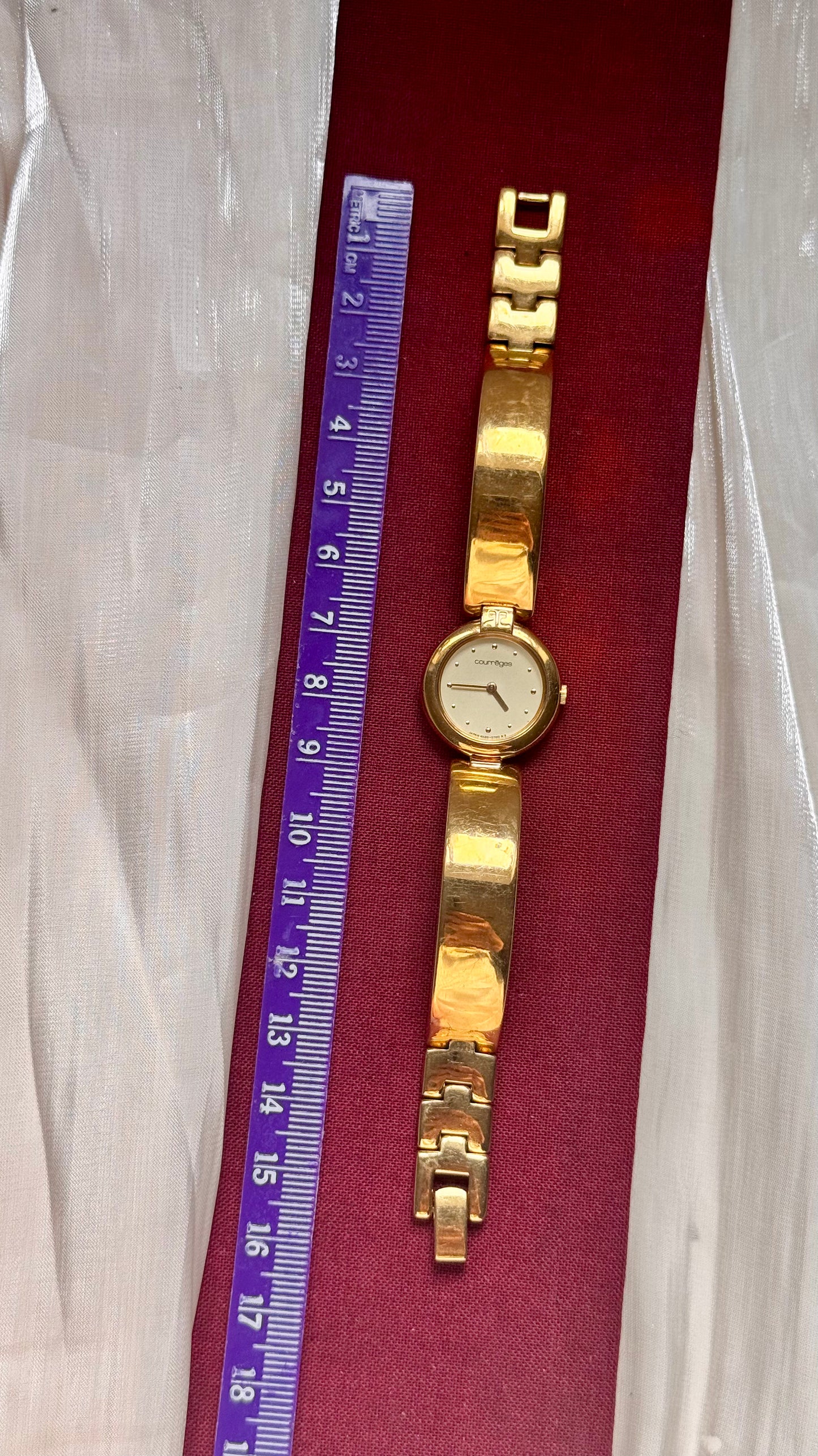 Courrèges Paris Vintage Watch 1990s